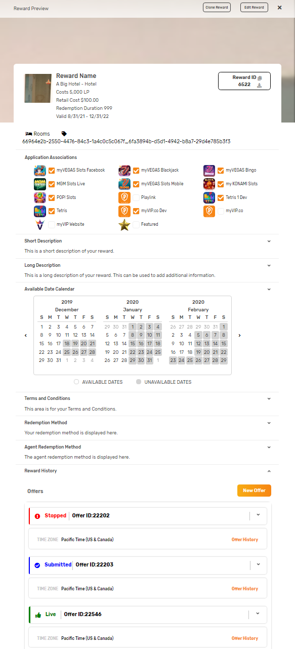 Managing Rewards